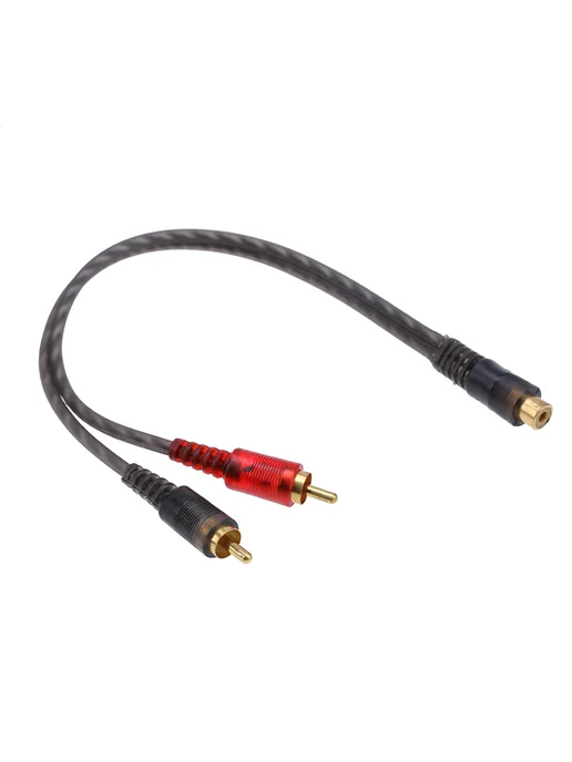 RCA автомобильный аудиокабель разветвитель 1 на 2 из чистой…, 4 шт, фото 2