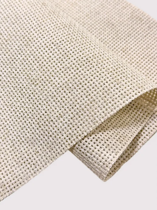 Tkani18 Канва льняная основа для вышивания 10 ct, 50х73 см, 50x73 см, фото 3