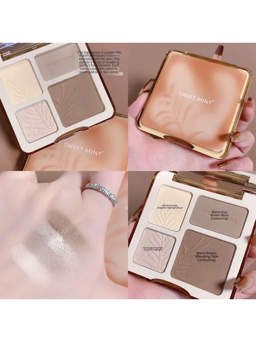 Сладкая мята для хайлайтера Palette растушевка для palette, вариант, фото 2