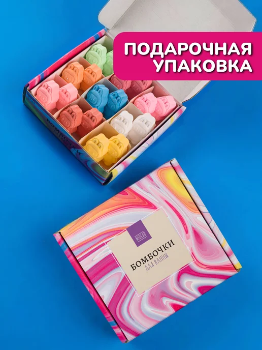 Hello Kitty Бомбочки для ванны детские, лабубу - 18 штук - Подарочный на…, синий, фото 3