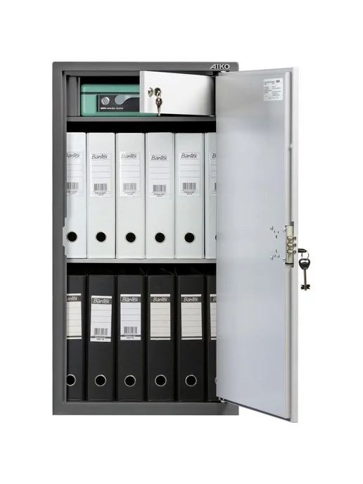 AIKO Шкаф для бумаг SL-87T 460х340х870 мм, серый, 340x870 мм