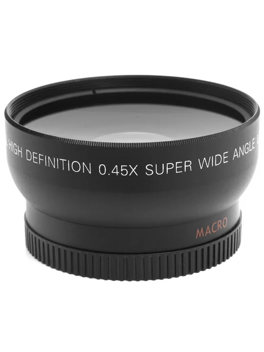 Объектив 52мм 0 45x широкий макро для Nikon 18-55 55-200 50м, 50 м