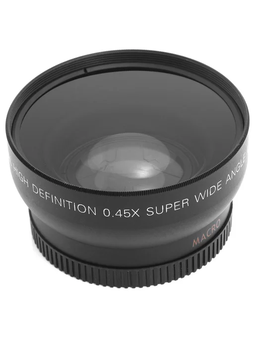 Объектив 52мм 0 45x широкий макро для Nikon 18-55 55-200 50м, 50 м, фото 4