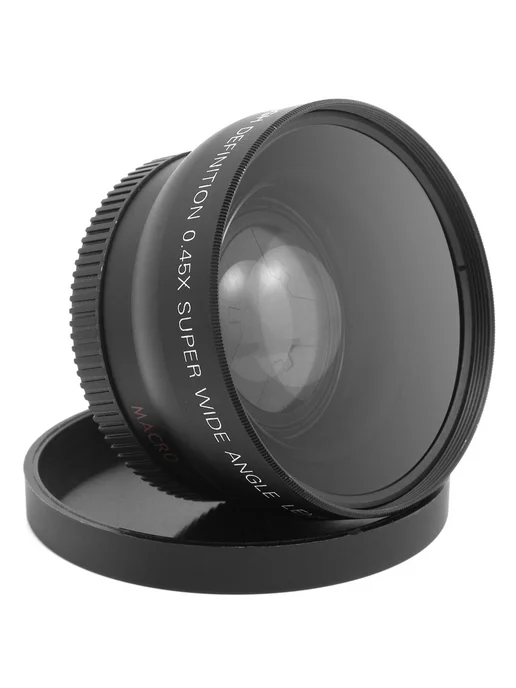 Объектив 52мм 0 45x широкий макро для Nikon 18-55 55-200 50м, 50 м, фото 5