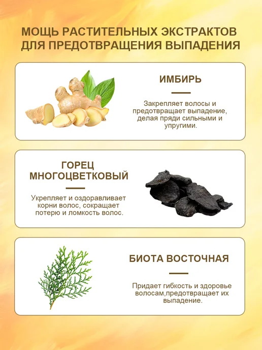 Шампунь для роста волос,против выпадения и укрепления, 200 мл, фото 8