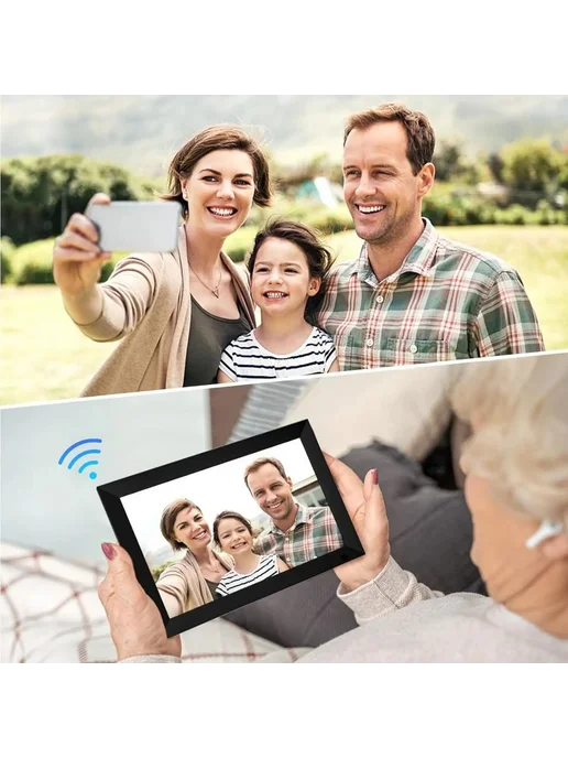 FRAMEO Цифровая Фоторамка С WiFi & Сенсорным IPS-экраном, вариант, фото 4