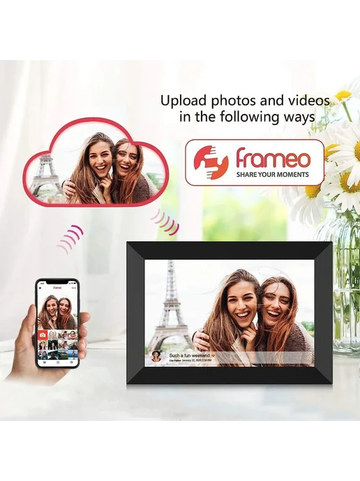 FRAMEO Цифровая Фоторамка С WiFi & Сенсорным IPS-экраном, вариант, фото 7