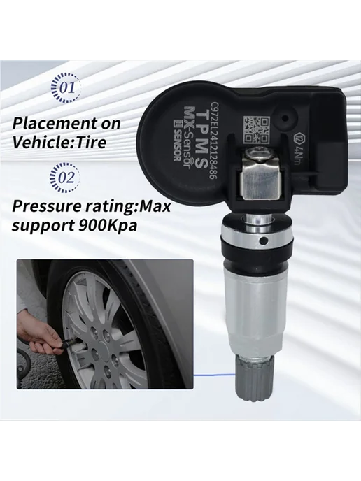 Программируемый датчик TPMS MX 315 МГц + 433 МГц 2-в-1 для и…, вариант, фото 5