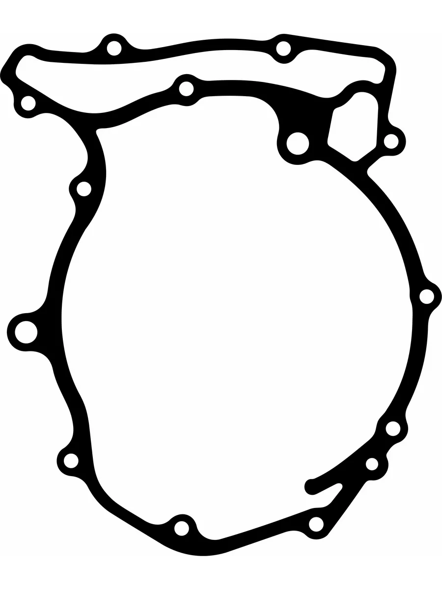 Прокладка 1 крышки корпуса вариатора для X8, Z1000-EX