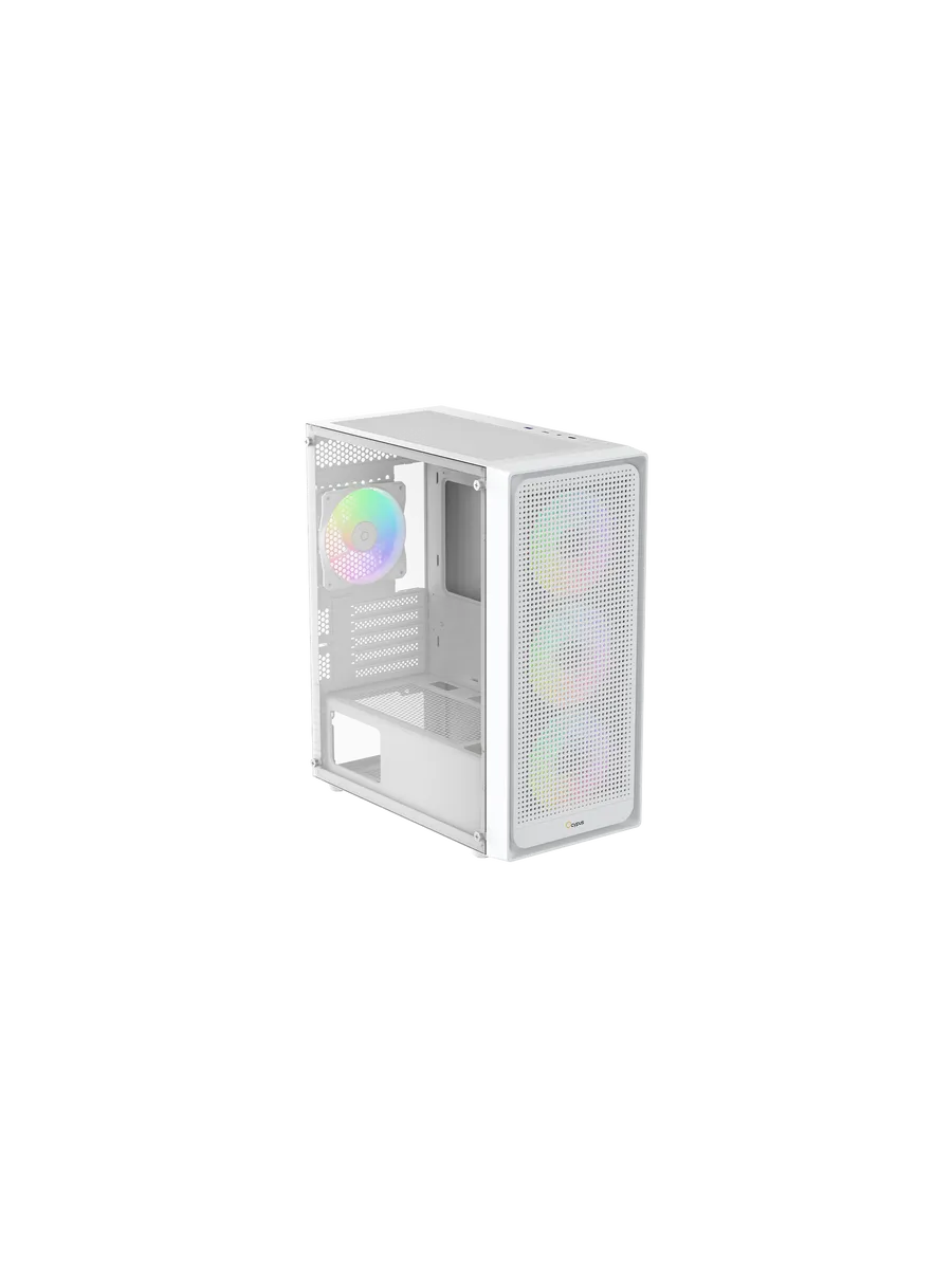 Корпус для ПК с вентиляторами Gamma C50 WH ARGB