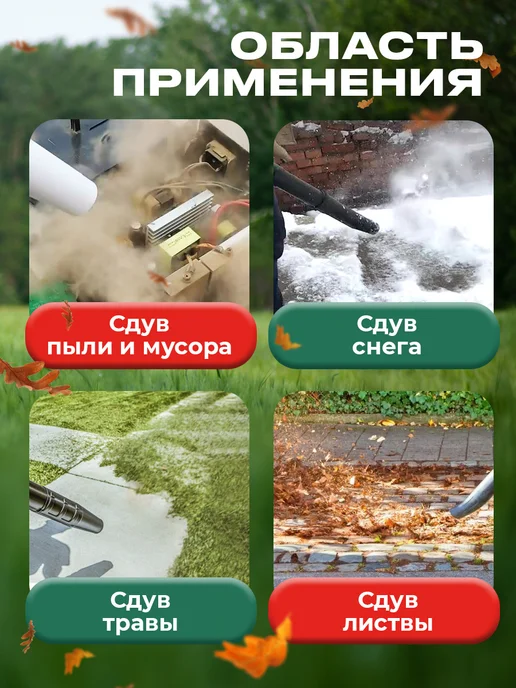 FAVOURITE Воздуходувка аккумуляторная садовая 21В, вариант, фото 2