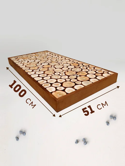 Люблю Баню Панно из можжевельника на потолок в баню, 100х51 см, 100x51 см, фото 6