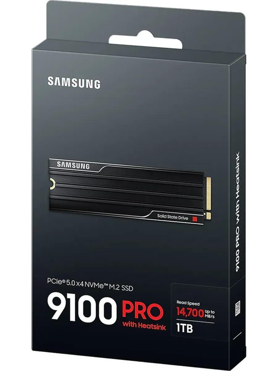 SSD накопитель 9100 Pro with Heatsink 1ТБ Samsung 729038172 купить за 38 037 ₽ в интернет‑магазине Wildberries