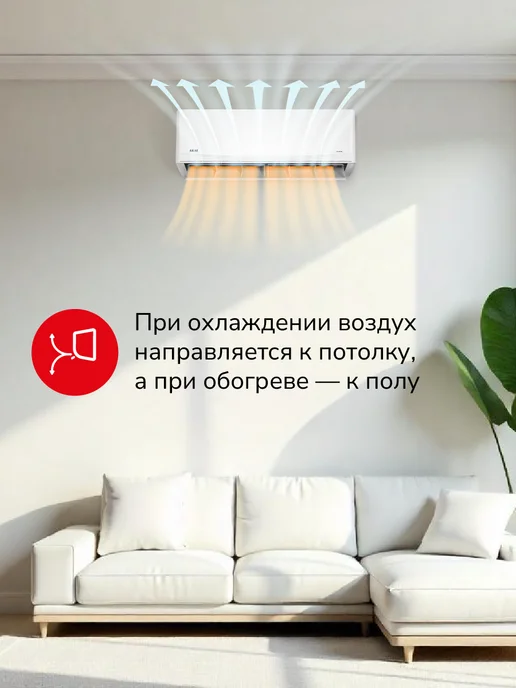 AKAI Сплит-система кондиционер Asita до 50 кв.м, белый, фото 3