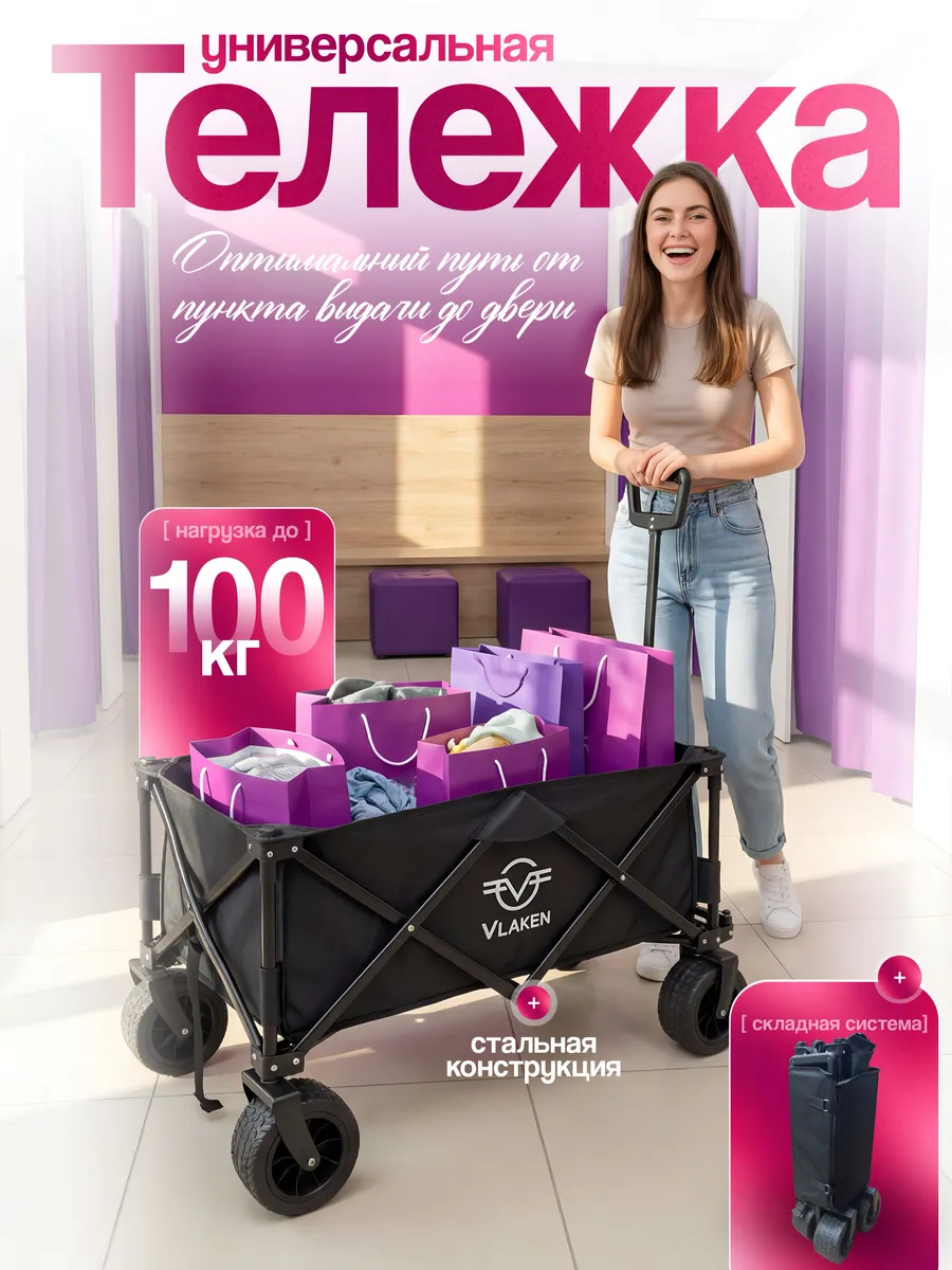 Грузовая тележка складная