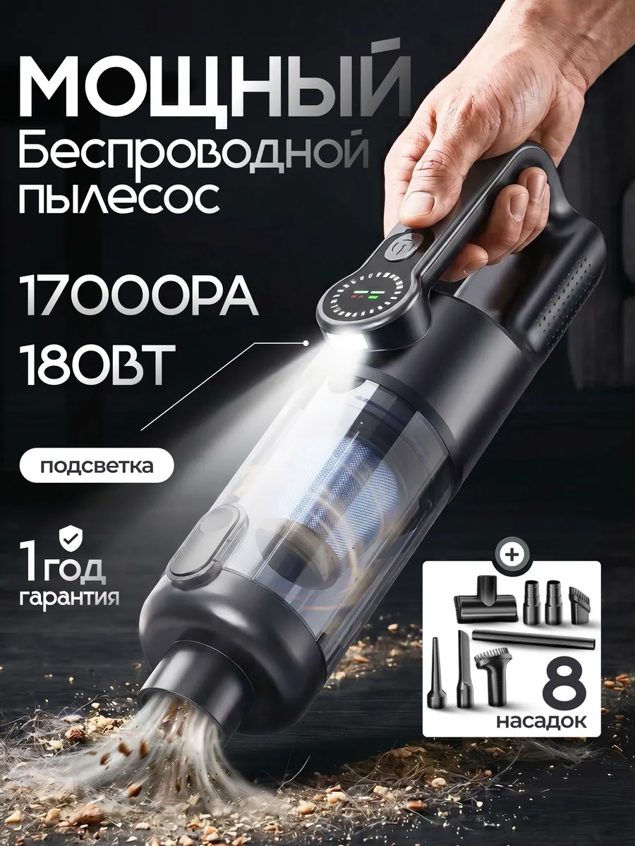 Пылесос для автомобиля мощный беспроводной