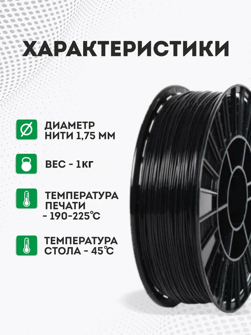 UNID Пластик для 3Д принтера PLA 1кг, 1 кг, фото 2