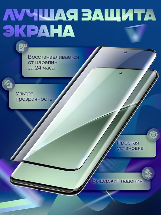 GeoTrading Защитная гидрогелевая пленка на Realme C67 2шт, 2 шт, фото 2