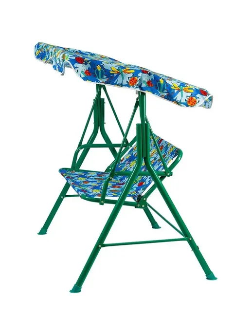 Комфорт Садовые качели детские 105x73x105 см (BC-603) 2-х местные, 105x73x105 см, фото 7