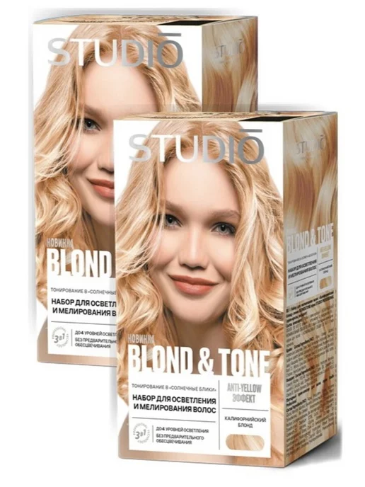 Бархат Studio Professional Blond&Tone Калифорнийский блонд, вариант