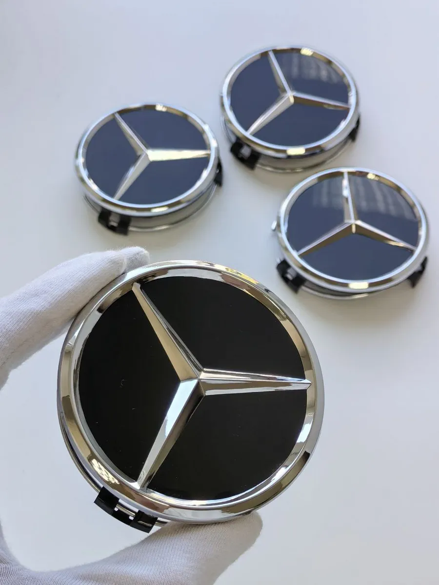 Заглушки Mercedes 75 мм колпачки на литые диски