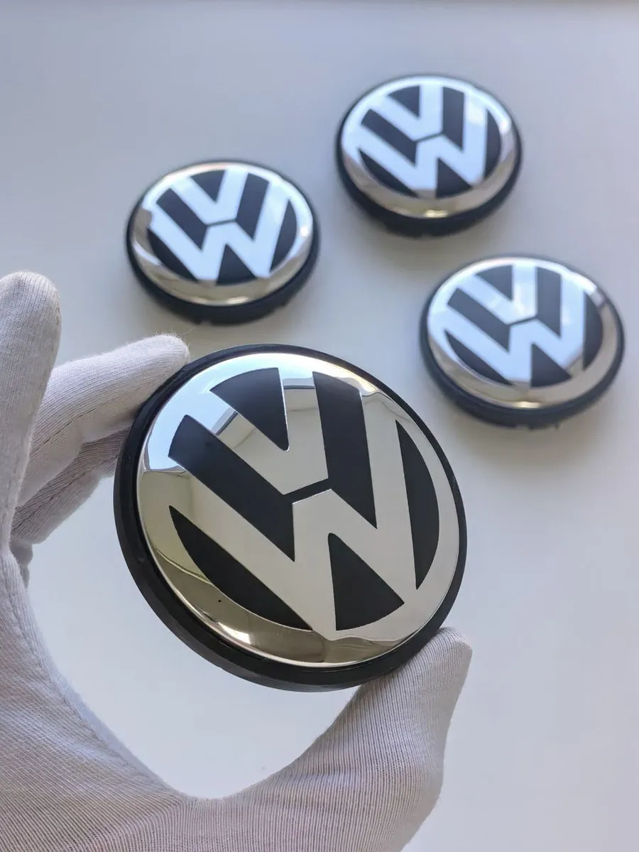 Колпачки Volkswagen 68 мм заглушки на литые диски