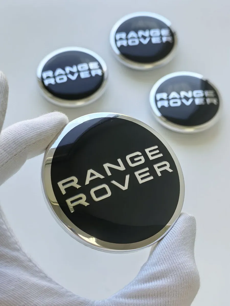 Заглушки 61 мм колпачки на литые диски Range Rover