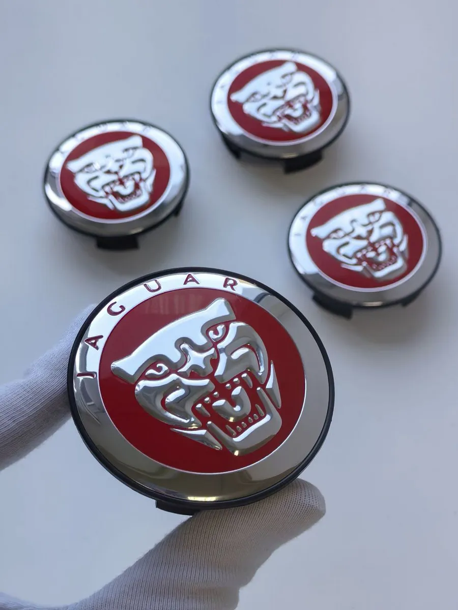 Колпачки 59 мм заглушки на литые диски Jaguar