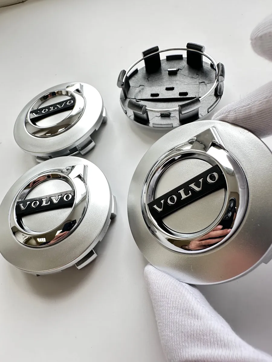 Заглушки 64 мм колпачки на литые диски Volvo