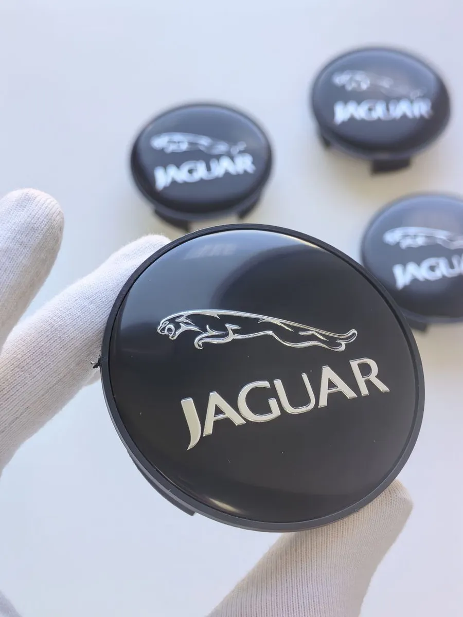 Колпачки 59 мм заглушки для литых дисков Jaguar