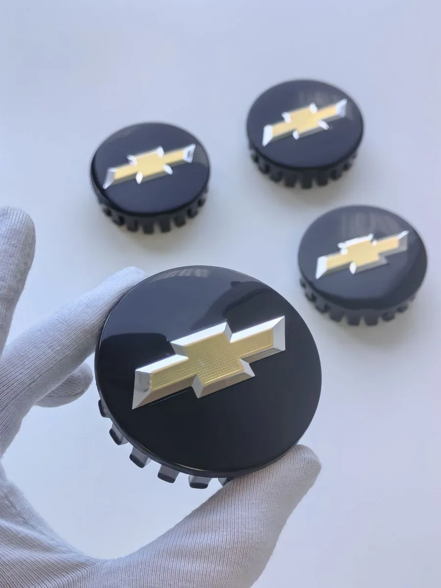 Заглушки 59 мм колпачки на литые диски Chevrolet