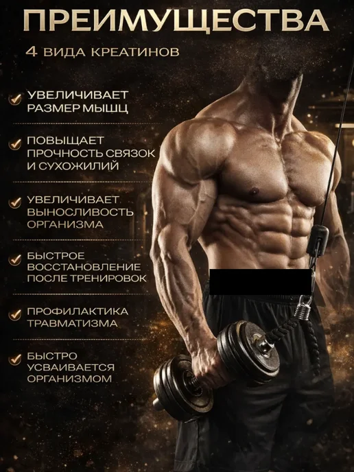 Kevin Levrone Креатиновый комплекс для набора мышечной массы 100 порций, вариант, фото 2