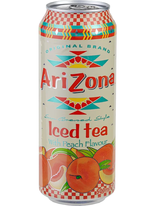 Напиток ARIZONA Черный чай со вкусом персика, черный, фото 2
