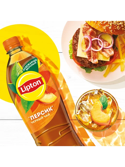 Напиток LIPTON Освежающий чай со вкусом персика, вариант, фото 3