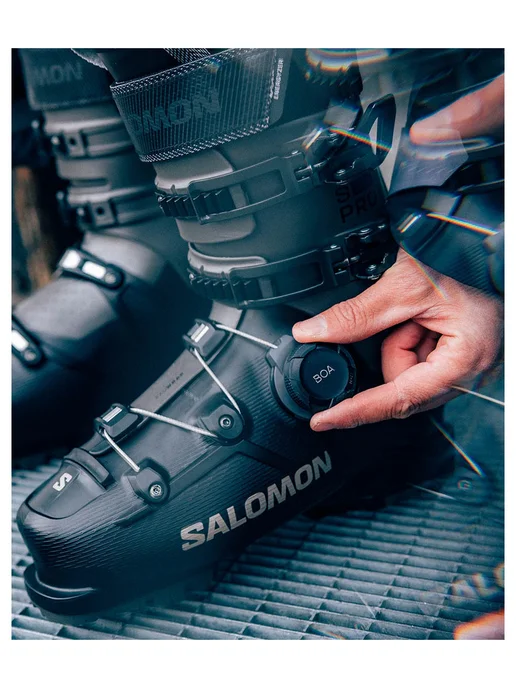 SALOMON Г л ботинки S-Pro Supra BOA 120 GW Black-Beluga-Titanium, черный, фото 4
