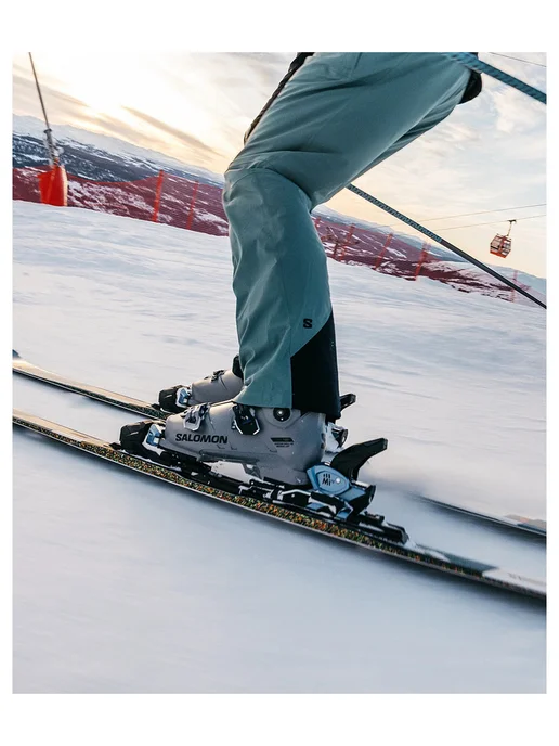 SALOMON Г л ботинки S-Pro Supra 120 GW Steel Grey-Race, серый, фото 3