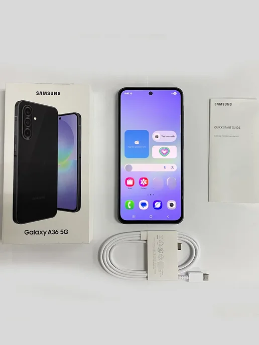 Смартфон Samsung A36 8/256 ГБ, черный, фото 2