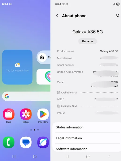 Смартфон Samsung A36 8/256 ГБ, черный, фото 5