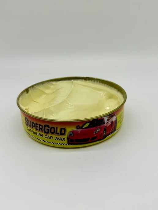 QwertyA14 Автомобильный воск ABRO Super Gold Carnauba, блеск до 12 мес, золотой, фото 7