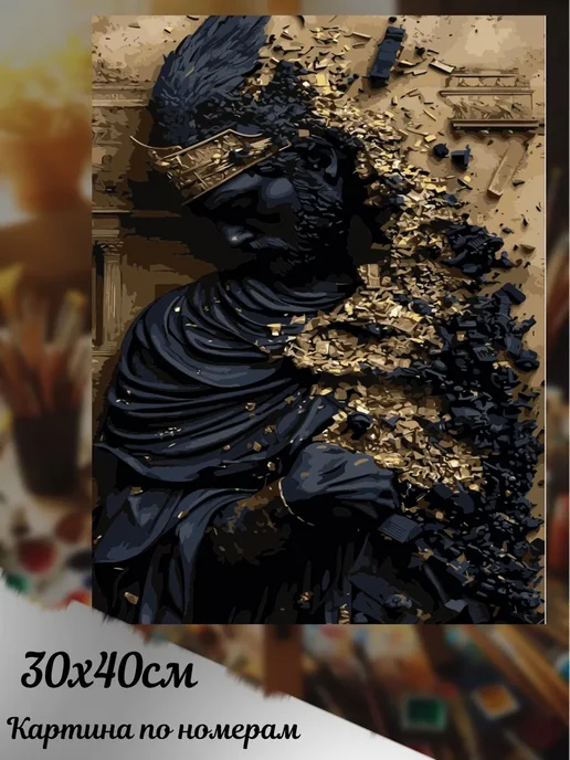 ColorMuse картина по номерам арт, черный