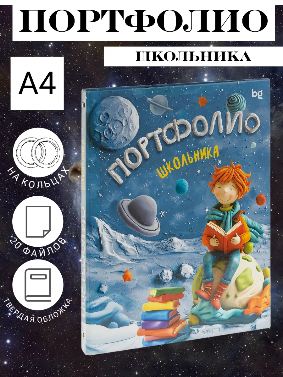 Папка-портфолио А4 на кольцах