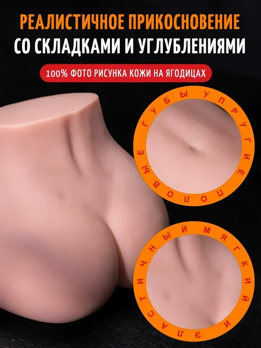 Для мужчины выбор секс кукла, анатомическая вагина, белый, в упаковке 2,2 кг, фото 4