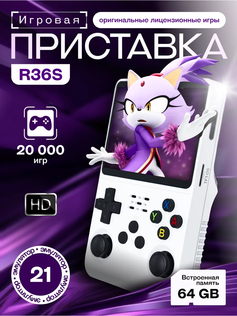 Портативная игровая приставка r36s