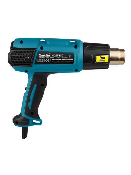 Makita Тепловой пистолет (фен) HG6531CK 2000Вт. 50-650 С, 2000 Вт, фото 5
