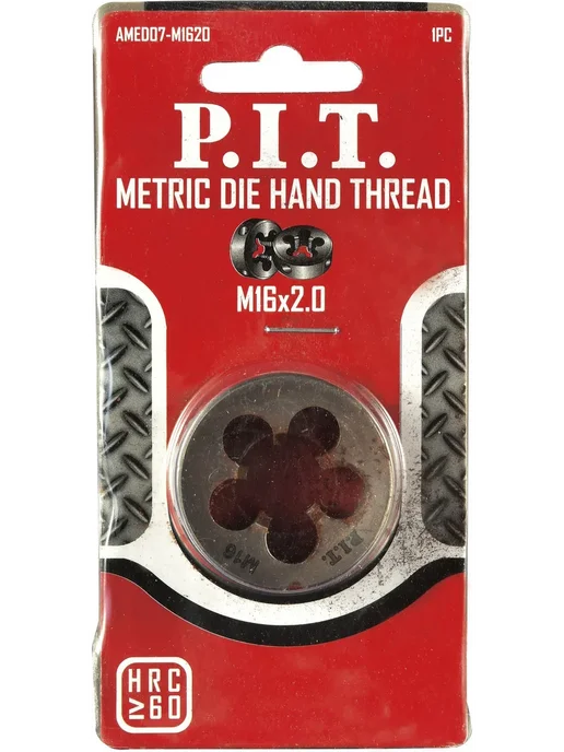 P.I.T. Плашка метрическая M16x2,0мм AMED07-M1620, 16x2.0 мм, фото 2