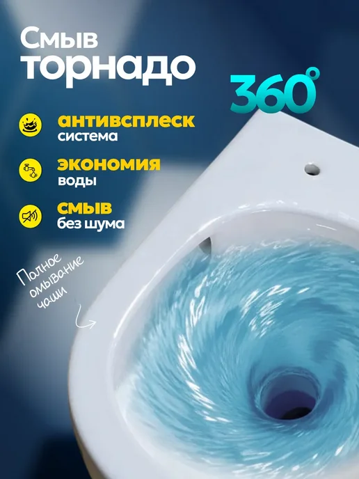 JOKI Инсталляция с унитазом комплект 6 в 1, черный, фото 2