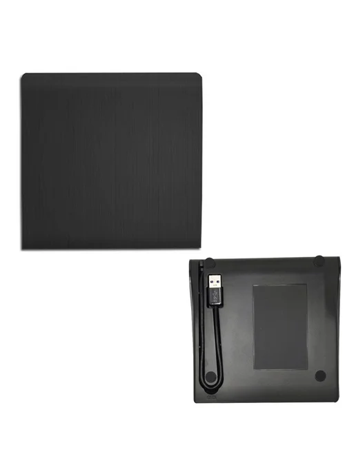 USB 3 0 SATA внешняя оптическая приставка DVD CD-RW черная, черный, фото 8