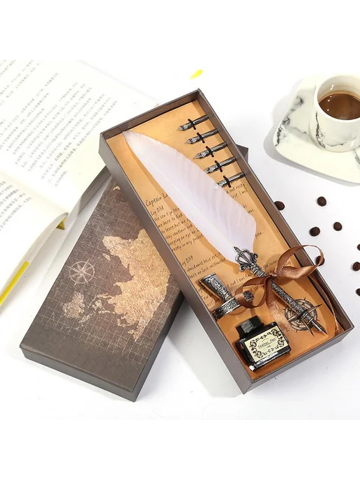 Каллиграфический перо-дек Dip & Ink для письма, ручка, набор, вариант, фото 6