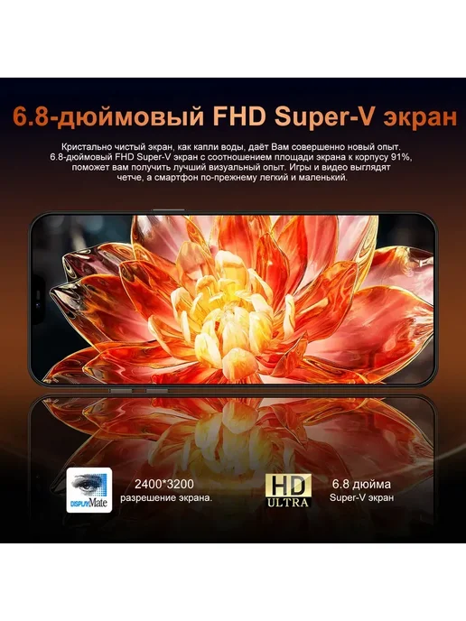 Смартфон YFQTXLW I17 Pro Max 6/512 ГБ, белый, фото 5