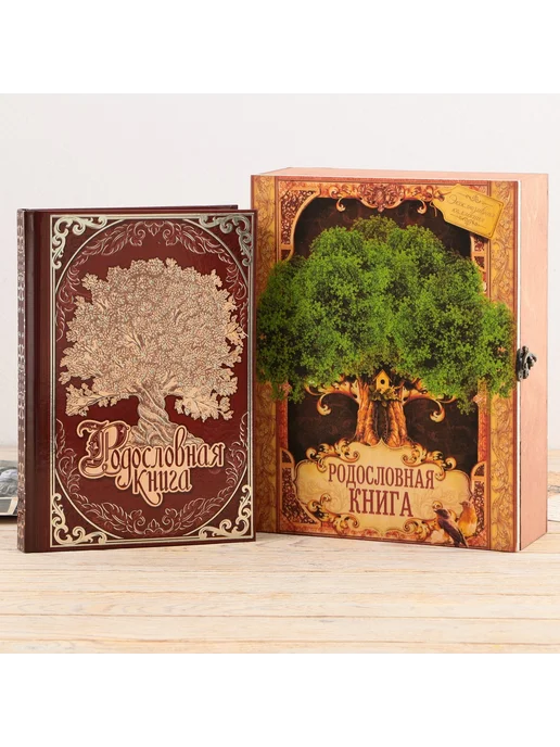 Сималенд Родословная книга в шкатулке 56 листов 20×26 см, 20x26 см, фото 2